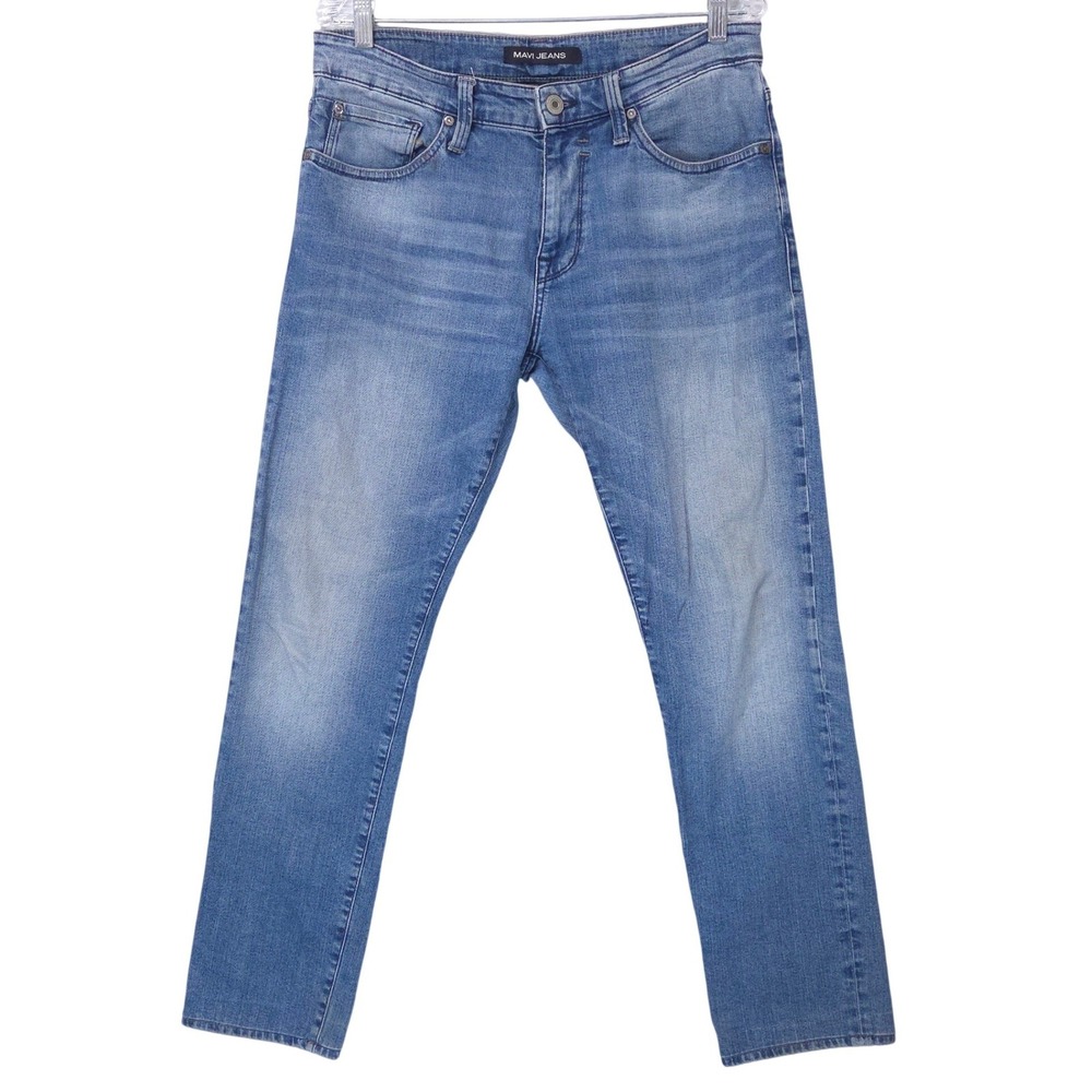 Mavi Straight Leg Jeans Mens 32x29 Medium Wash Denim Casual Normcore